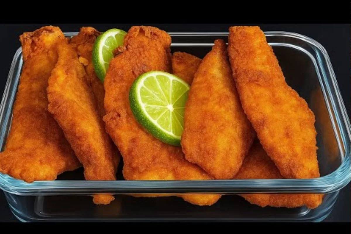 Água com gás deixa o peixe frito crocante e com cobertura mais leve
