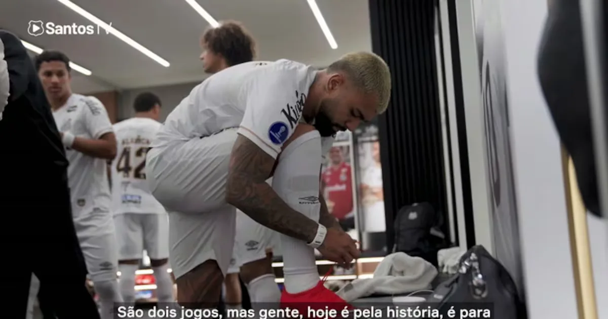 Santos vence Atlético-MG por 2 a 0 na ida das quartas da Sul-Americana
