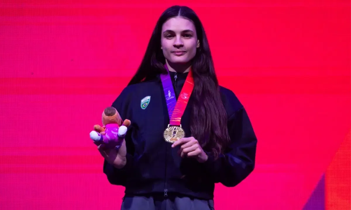 Maria Clara Pacheco leva ouro em Santa Fé e mira evolução até Los Angeles 2028