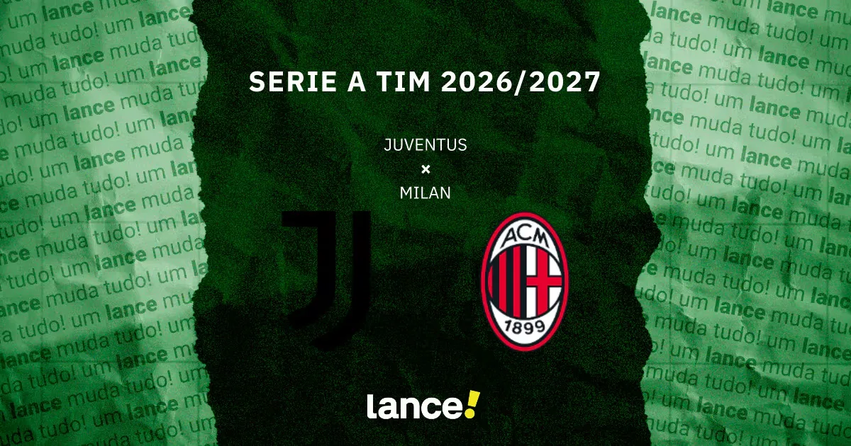 Juventus recebe o Milan em confronto entre equipes com 100% de aproveitamento