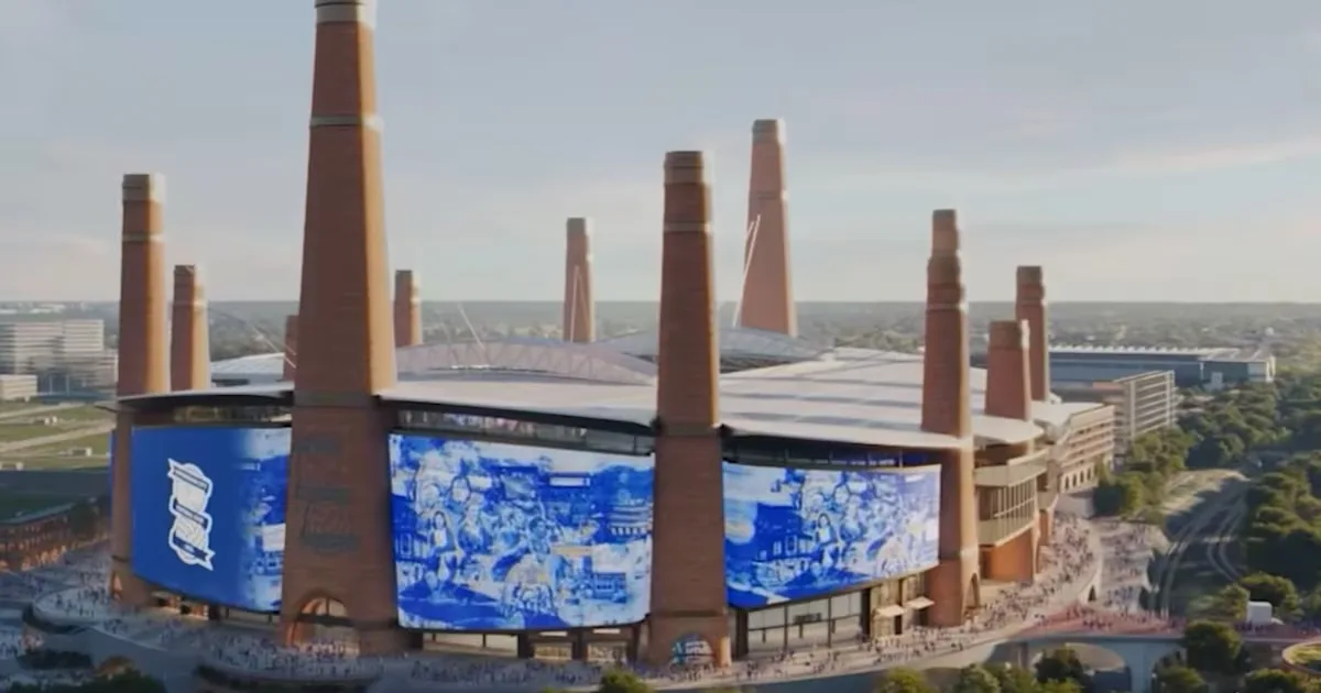 Birmingham City reutiliza tijolos de hospital em novo estádio de 62 mil lugares