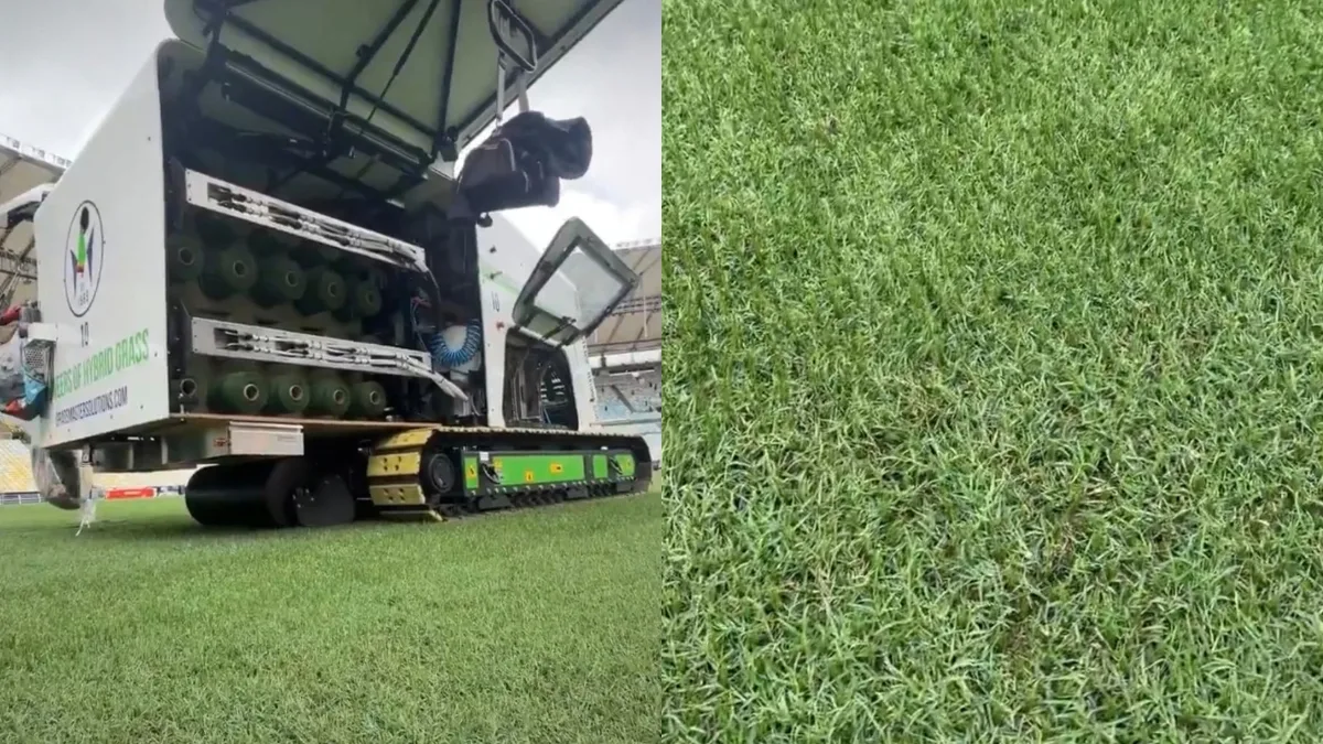Maracanã costura fibra à grama natural antes de estreia da NFL no Rio