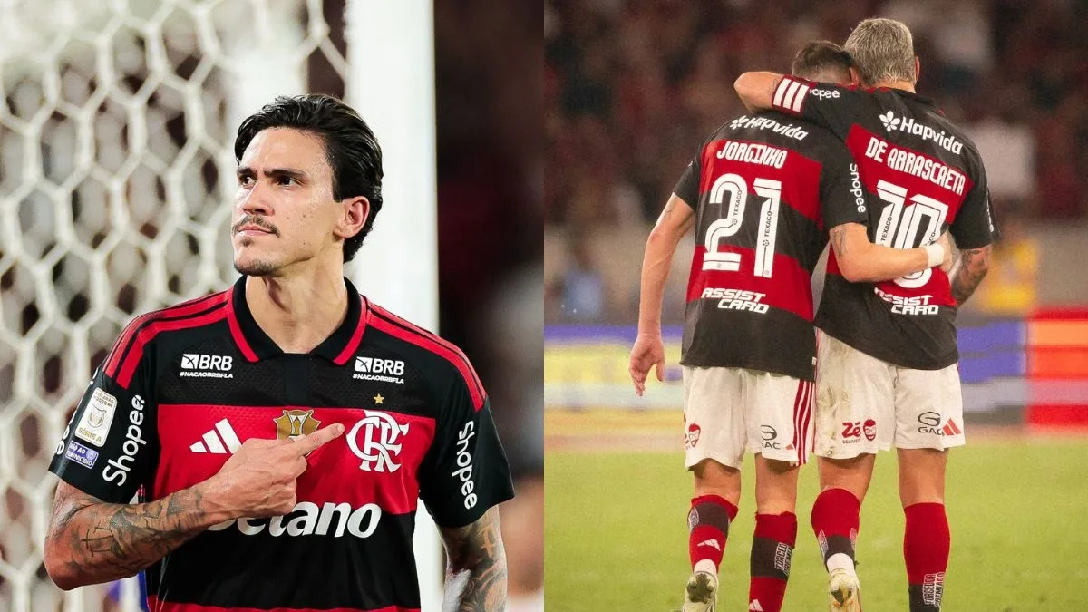 Flamengo vence o Bragantino e abre vantagem sobre o Palmeiras no Brasileirão