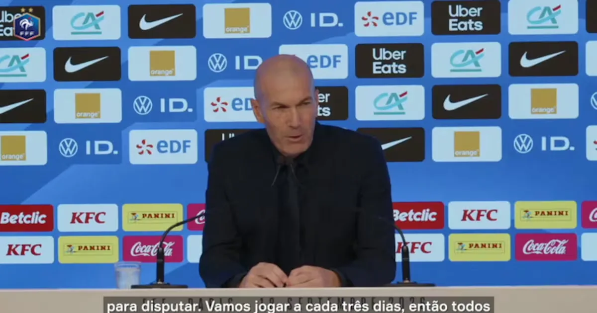 Zidane define 23 convocados e apresenta ideias para a França na Nations League