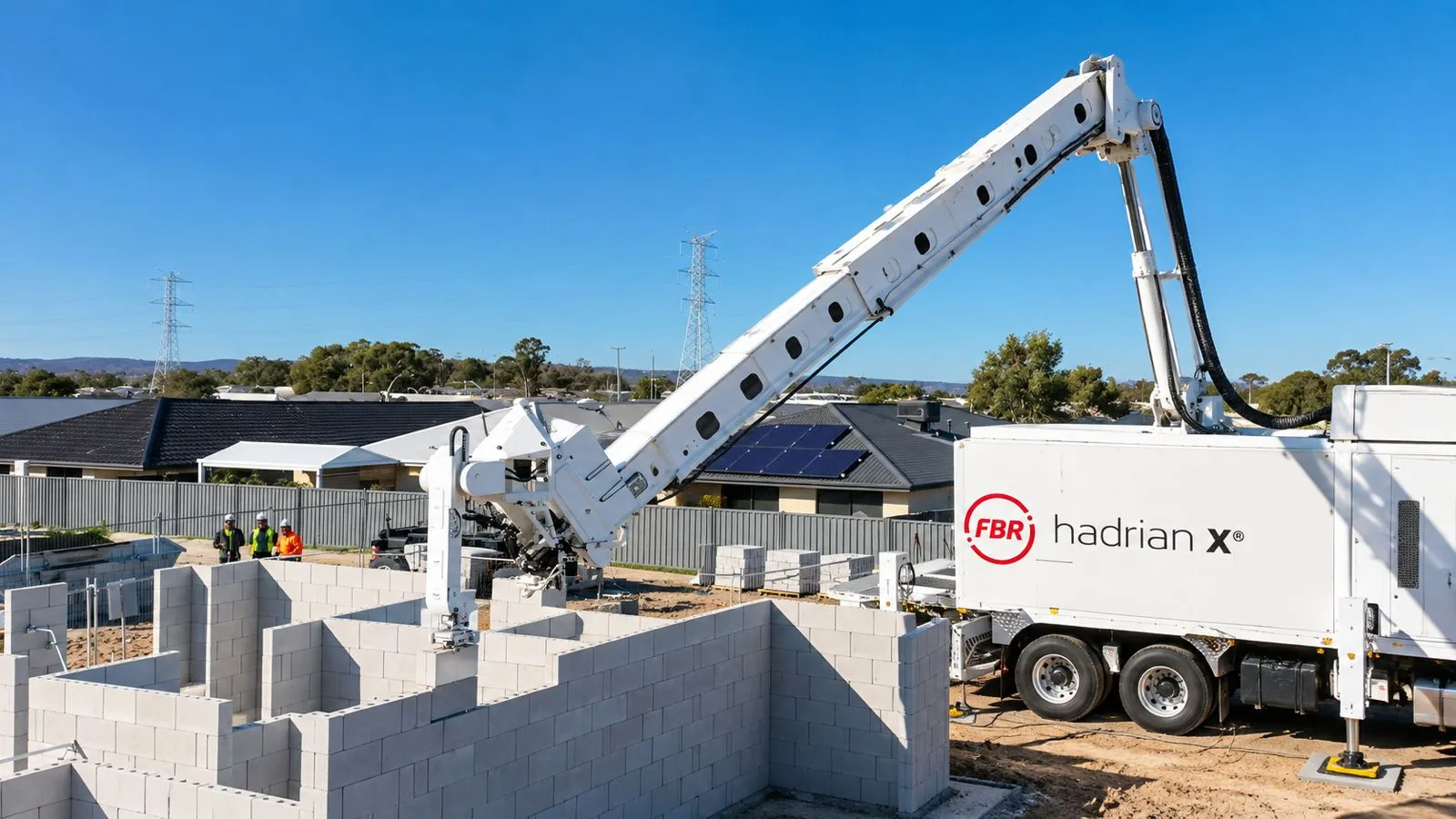 Robô britânico automatiza paredes e promete ampliar ritmo da construção