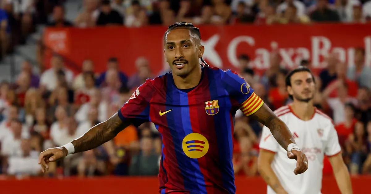 Raphinha é vice-líder da Chuteira de Ouro após 12 gols na La Liga