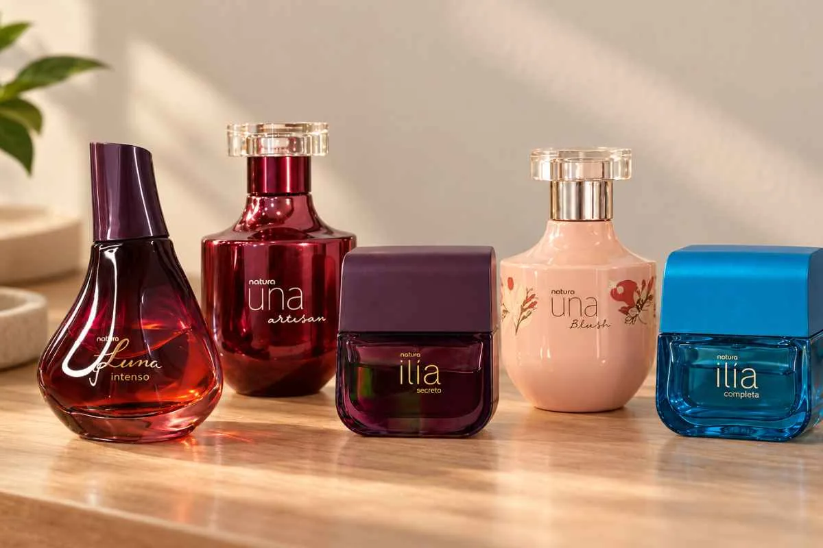 Cinco perfumes da Natura para diferentes estilos e momentos do dia