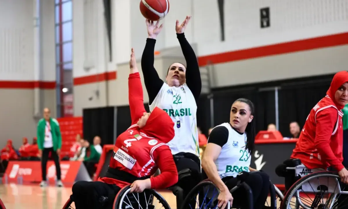 Brasil supera Argélia e mira nona colocação no Mundial de basquete em cadeira de rodas