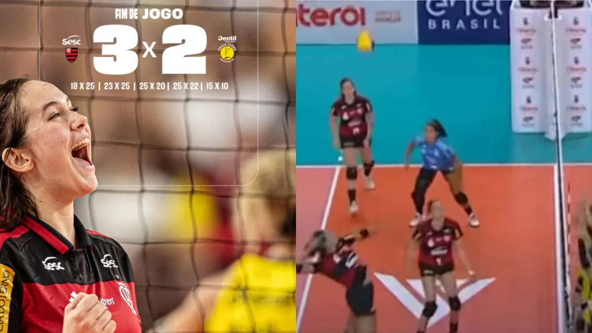 Flamengo fecha Copa SuperVôlei com vitória no tie-break sobre o Praia