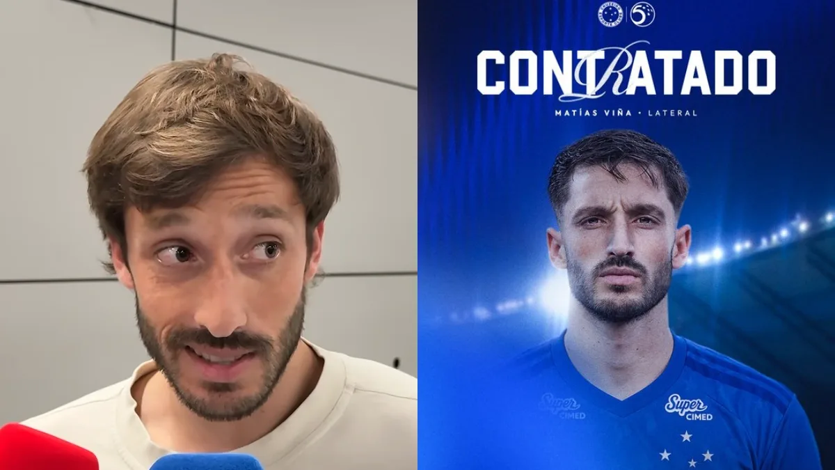 Viña revela bastidores de chegada ao Cruzeiro após saída do River Plate