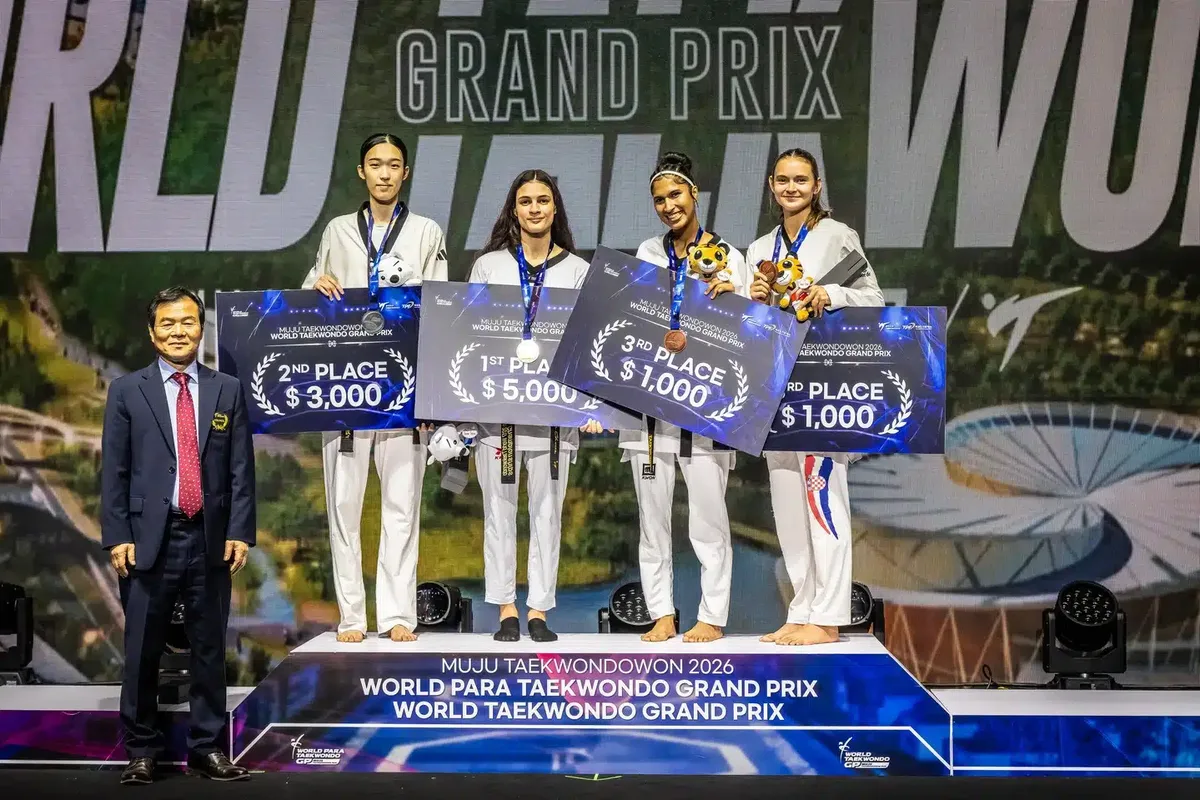 Maria Clara Pacheco conquista ouro no Grand Prix de Muju