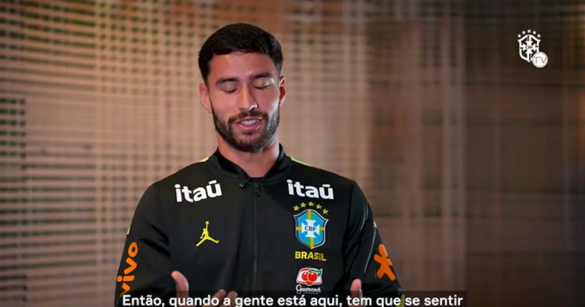Martinelli valoriza experiência com a camisa da seleção brasileira