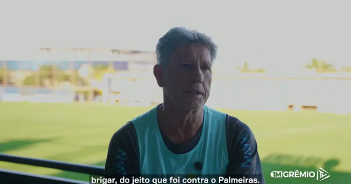 Renato cobra entrega do elenco do Grêmio antes da próxima rodada
