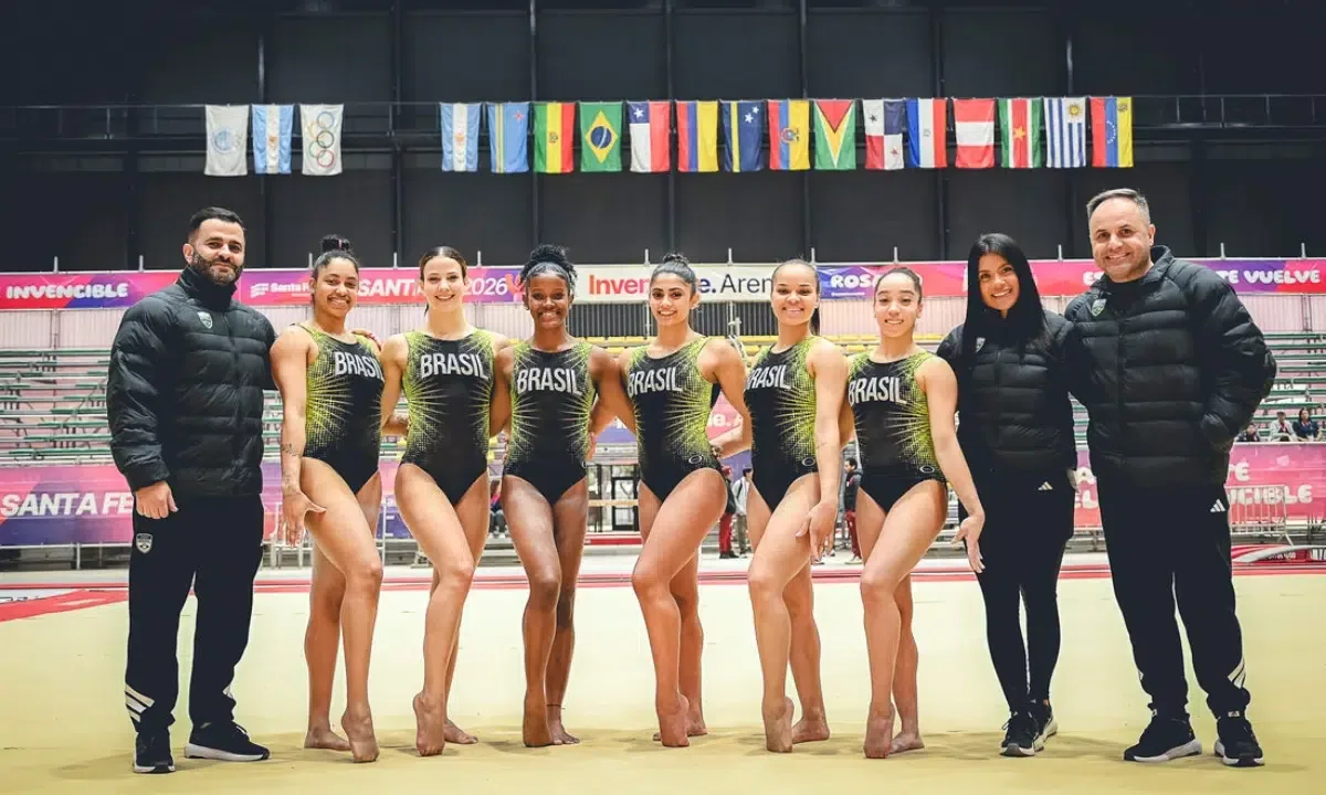 Brasil estreia na liderança por equipes na ginástica dos Jogos Sul-Americanos