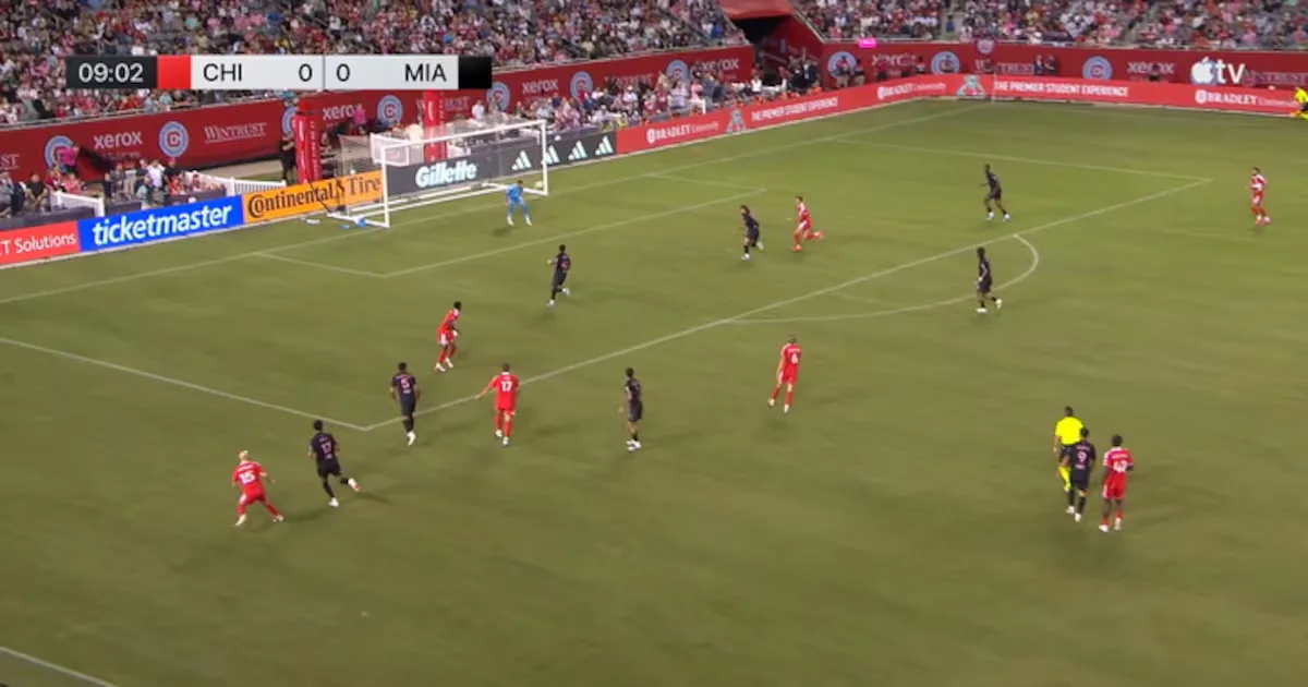 Chicago Fire vence o Inter Miami por 1 a 0 com gol de Lewandowski