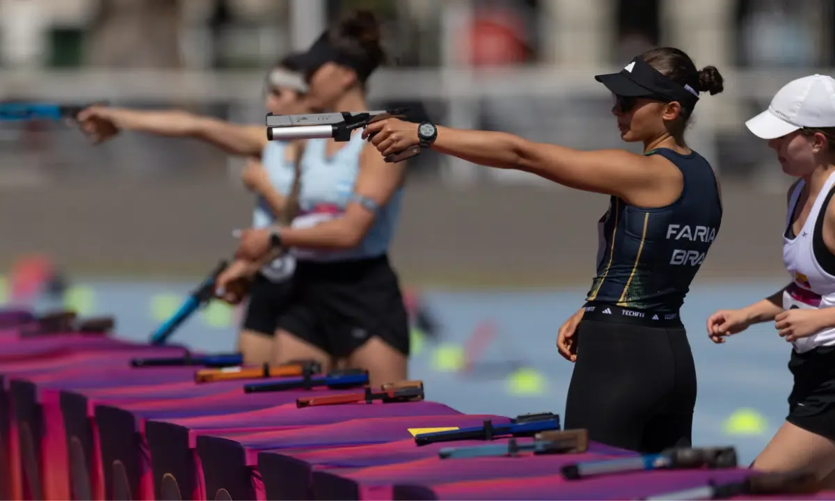 Brasil reage no laser-run, mas fecha pentatlo moderno em quarto lugar