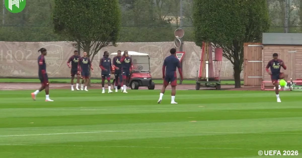 Arsenal conclui preparação para estreia diante do Napoli na Champions