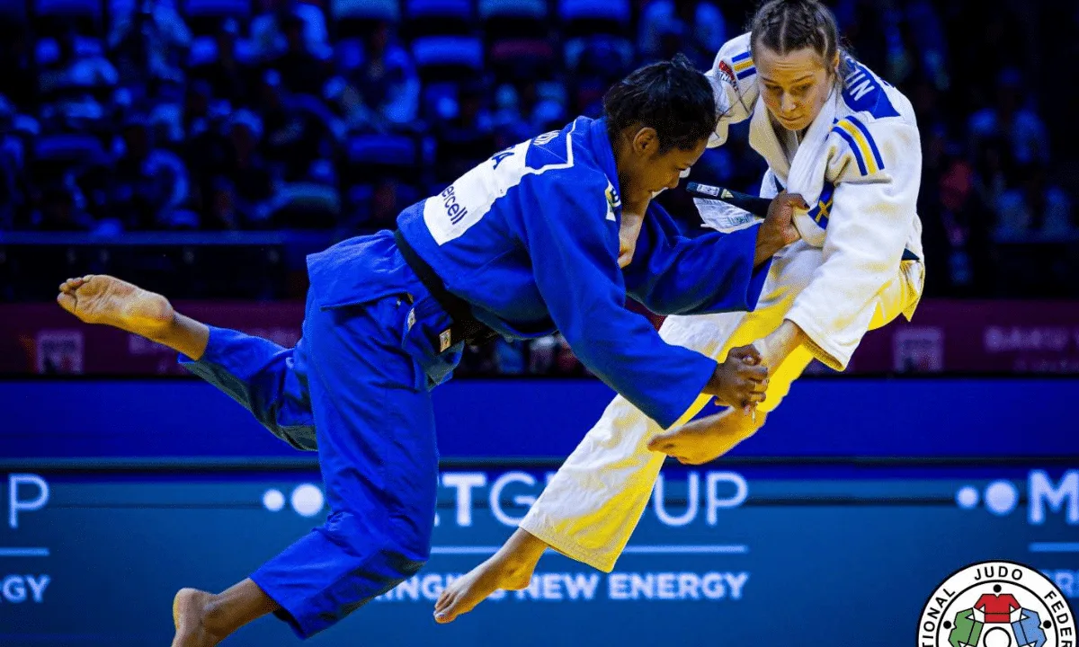 Nauana Silva fica entre as cinco melhores no Mundial de Judô