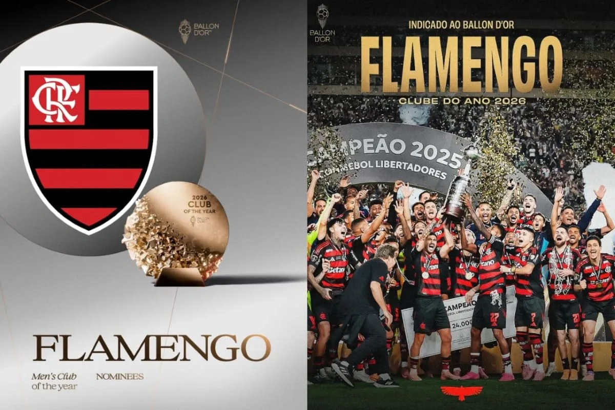 Flamengo está entre os cinco finalistas ao prêmio de melhor clube
