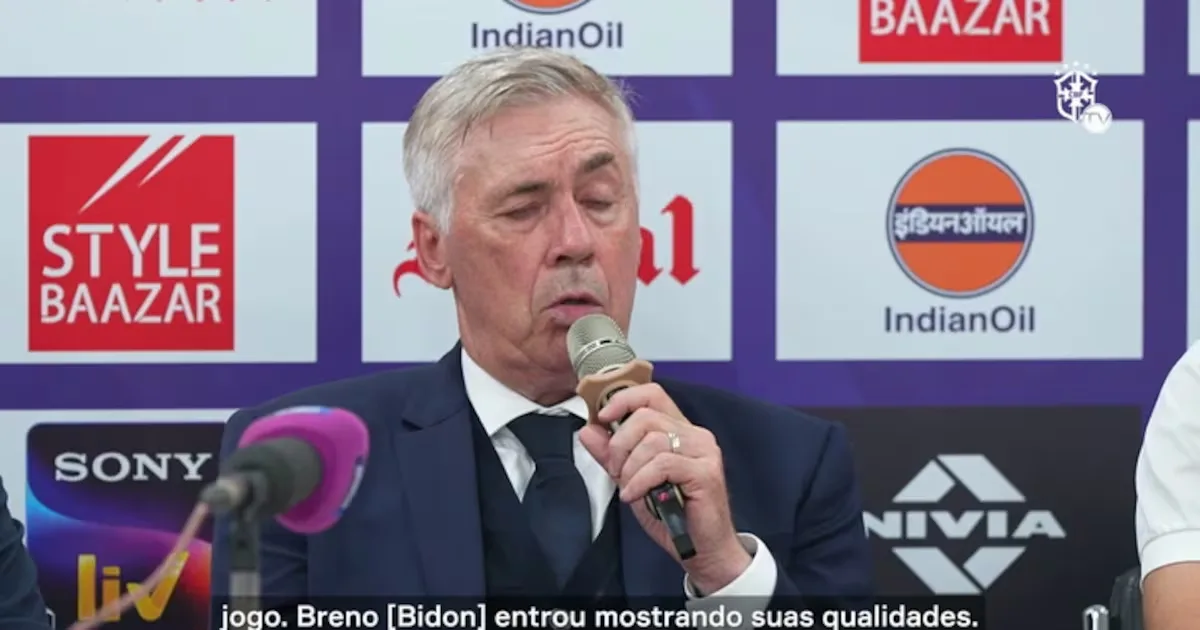 Ancelotti avalia estreantes e indica mais jovens na próxima Data Fifa
