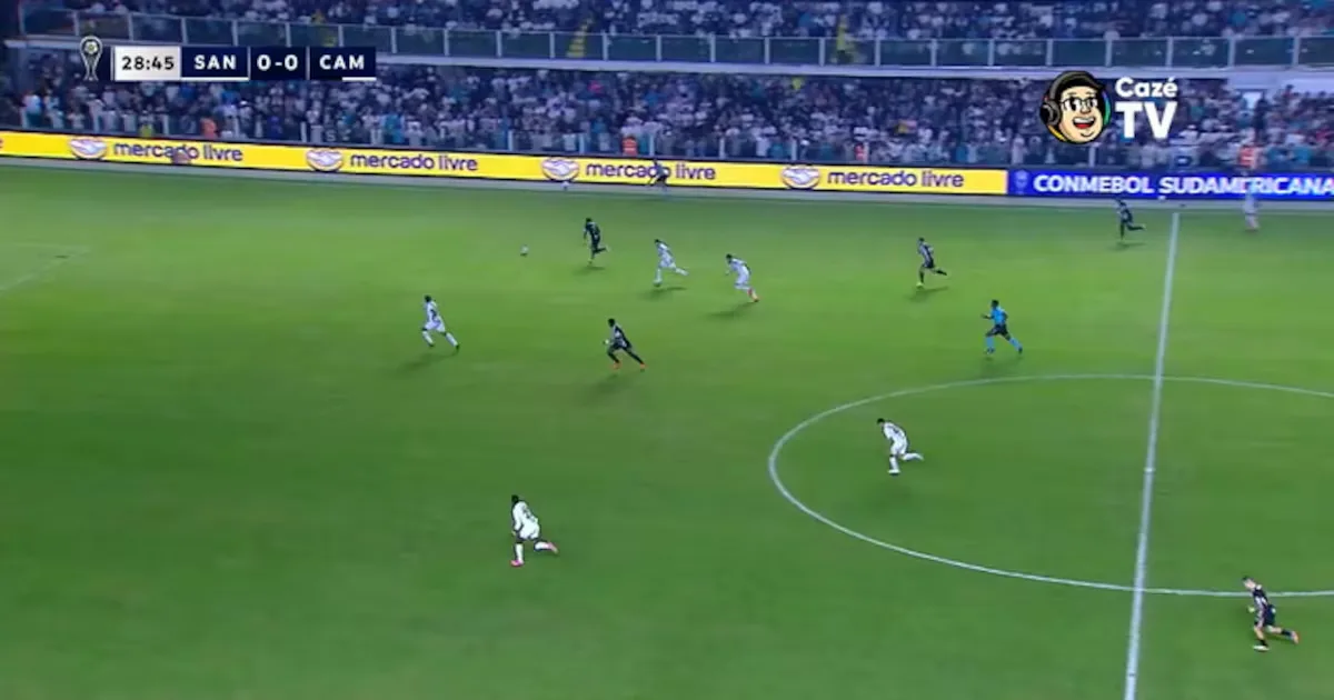 Santos supera Atlético Mineiro por 2 a 0 na Sul-Americana