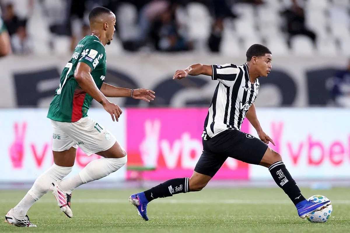 Empate sem gols entre Botafogo e Palmeiras coloca Flamengo na liderança