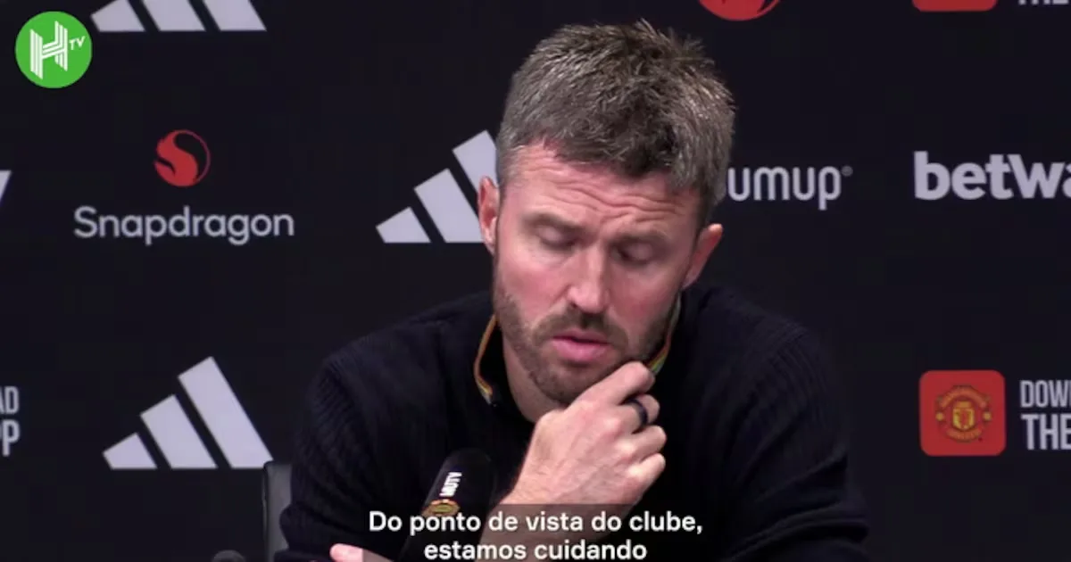 Carrick diz que Manchester United participa das conversas sobre JJ Gabriel