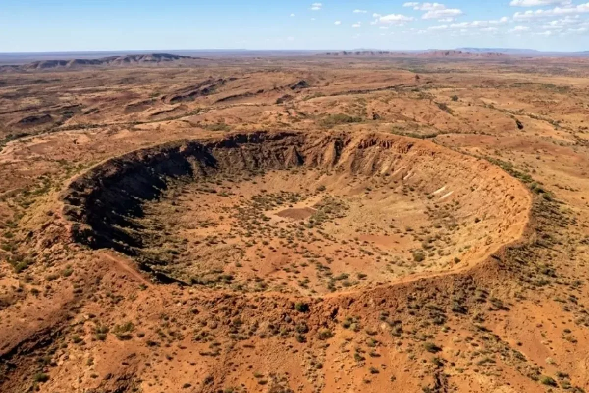 Imagem do Google Earth levou à confirmação da Cratera Hickman, na Austrália