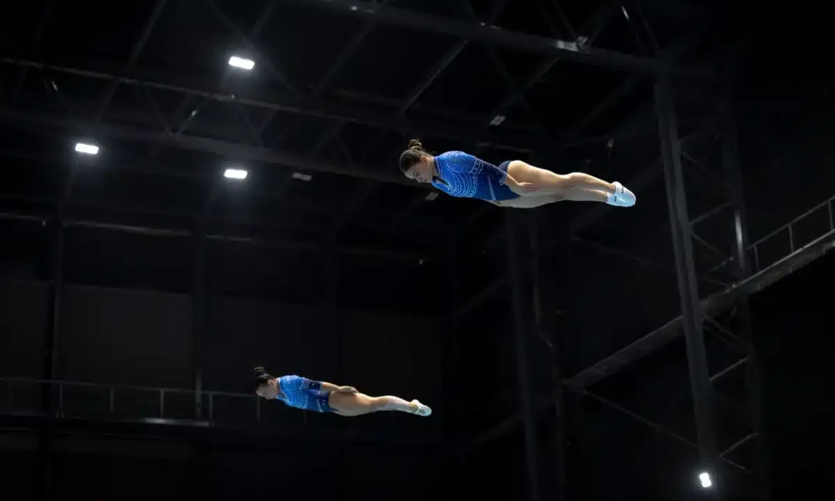 Brasil vence no feminino e fica em quinto no sincronizado masculino