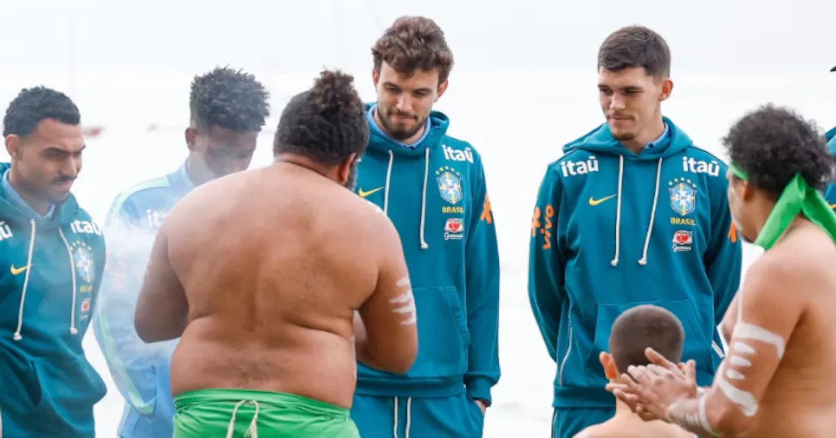 Brasil enfrenta a Austrália após recepção com ritual aborígene em Townsville
