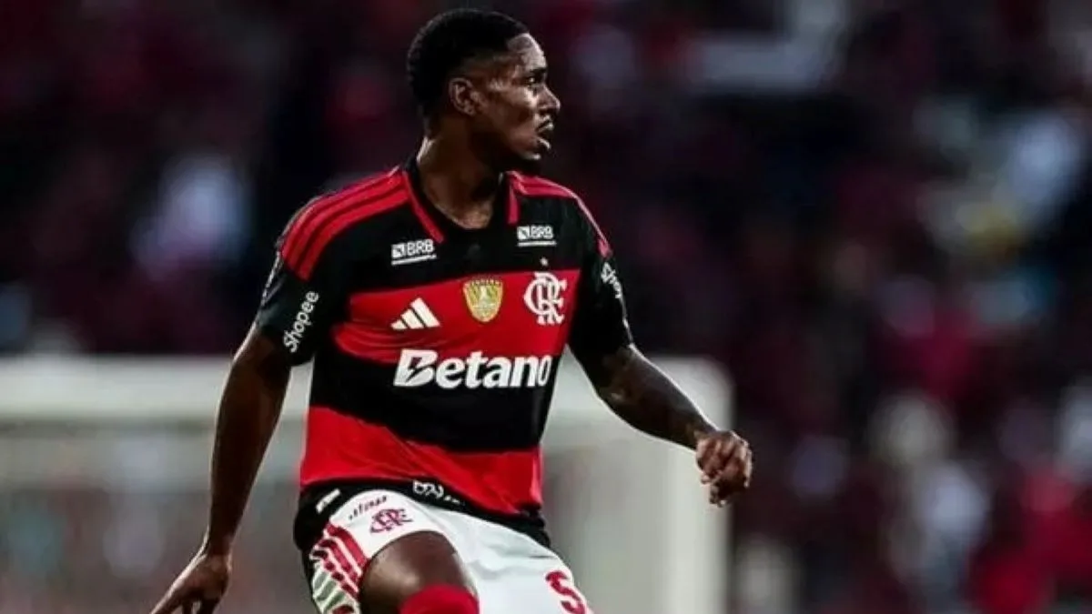 Flamengo terá opções reduzidas no meio após lesão de Evertton Araújo