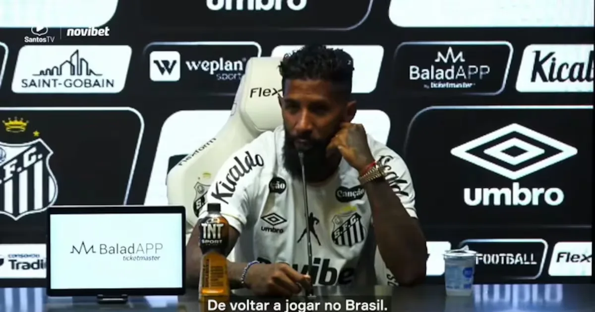 Rodinei destaca confiança recebida na chegada ao Santos