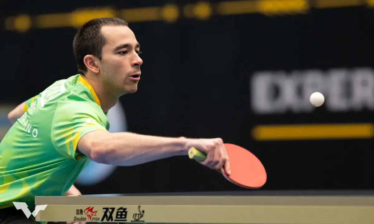Calderano vira duelo equilibrado e elimina Lebrun no China Smash