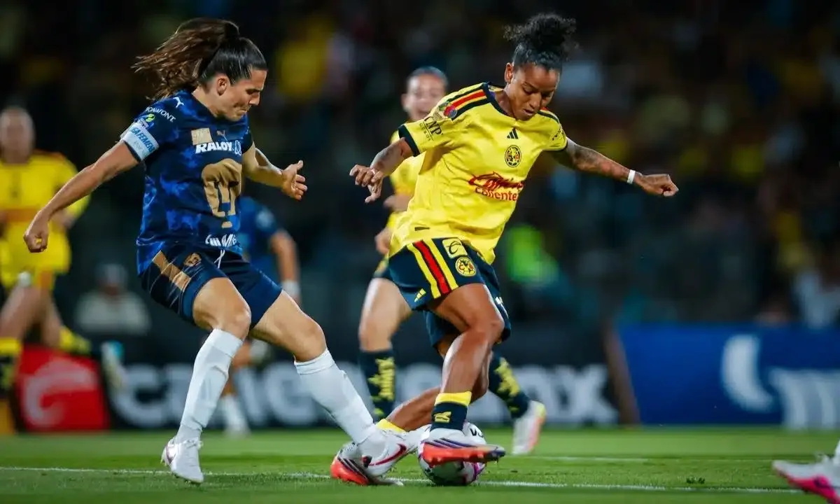 Geyse marca duas vezes, e Club América vira sobre o Pumas na Liga MX Feminina