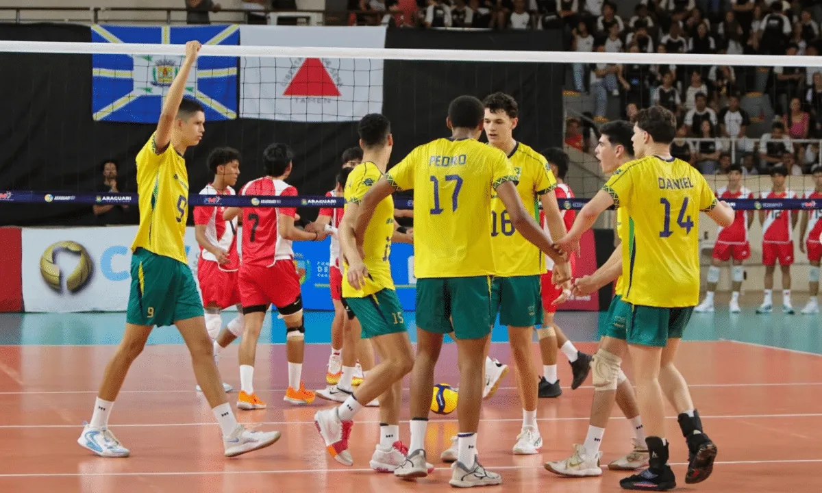 Brasil impõe ritmo e bate o Peru na abertura do Sul-Americano Sub-19