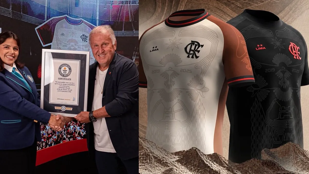 Flamengo registra recorde mundial de votos em concurso de camisas