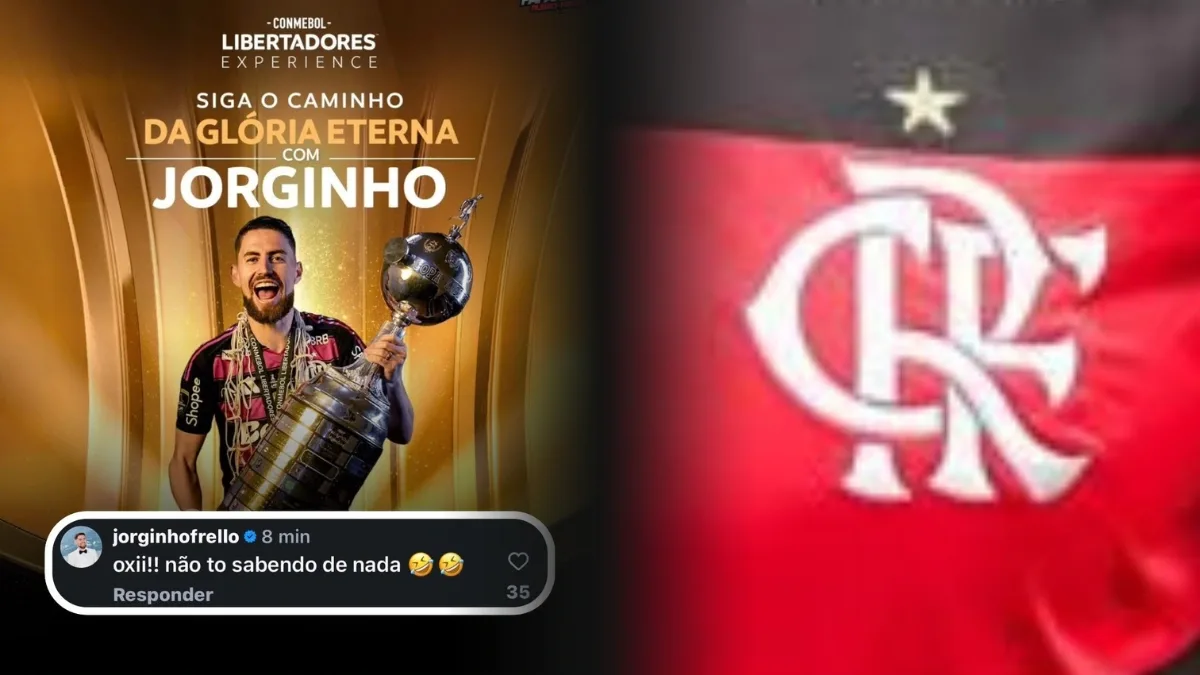 Erro em divulgação coloca Jorginho do Flamengo no lugar de campeão de 1994