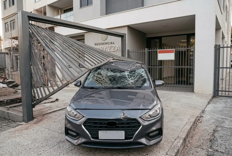 Falha no portão de garagem pode definir quem arca com o conserto do carro