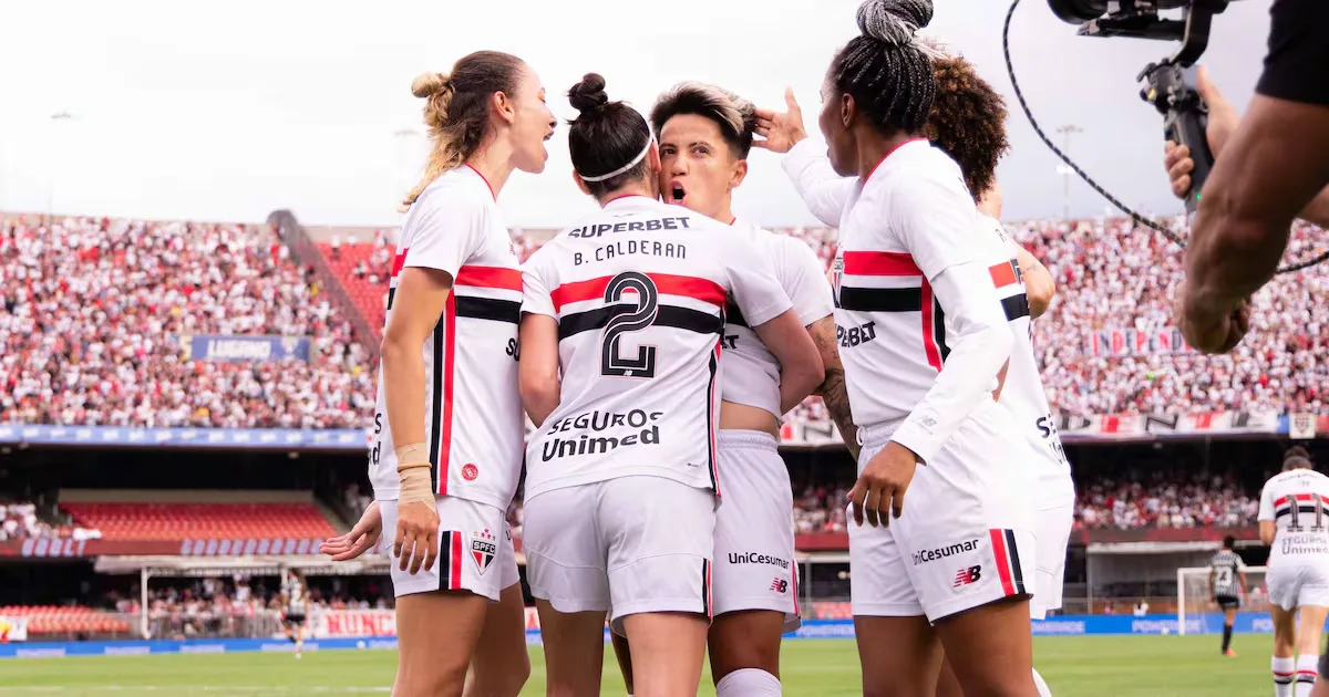 São Paulo supera pênalti e confirma título inédito no Brasileirão Feminino
