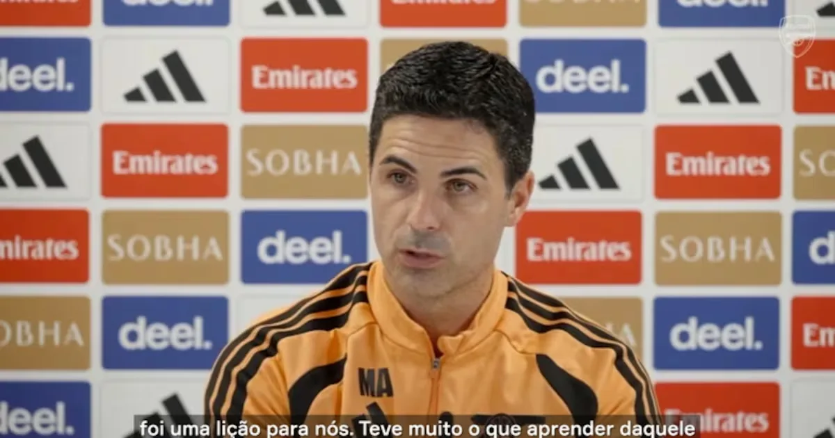 Arteta leva aprendizado contra o Brighton para duelo do Arsenal com o Leeds