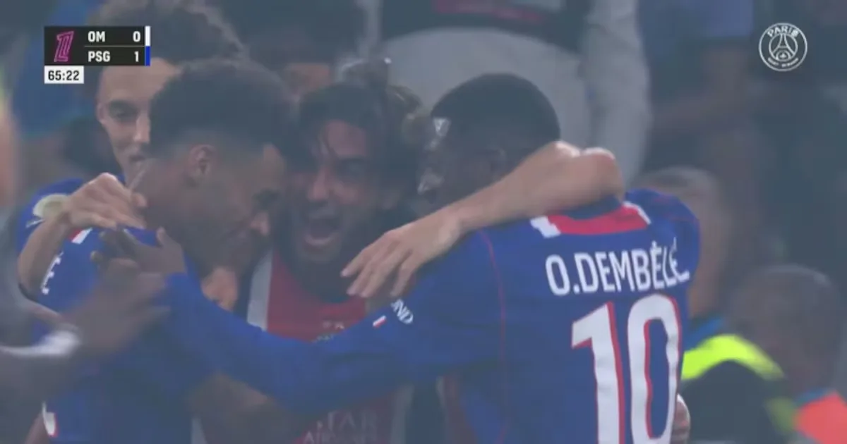 Paris Saint-Germain derrota o Marseille por 2 a 1 no Vélodrome