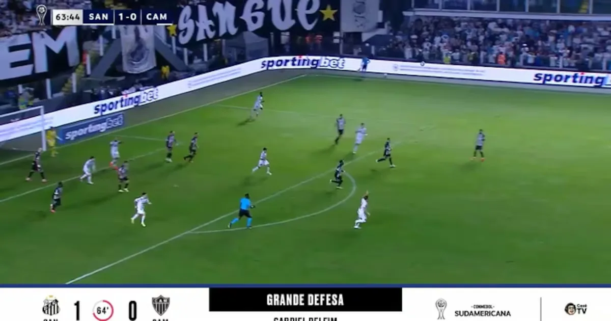 Goleiro do Atlético-MG se destaca e impede vitória mais larga do Santos