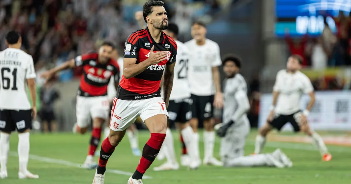 Bruno Henrique decide no fim, e Flamengo supera o Corinthians no Maracanã