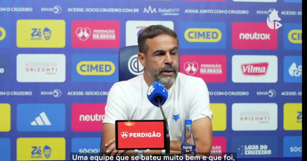 Artur Jorge considera justa vitória do Cruzeiro sobre o São Paulo