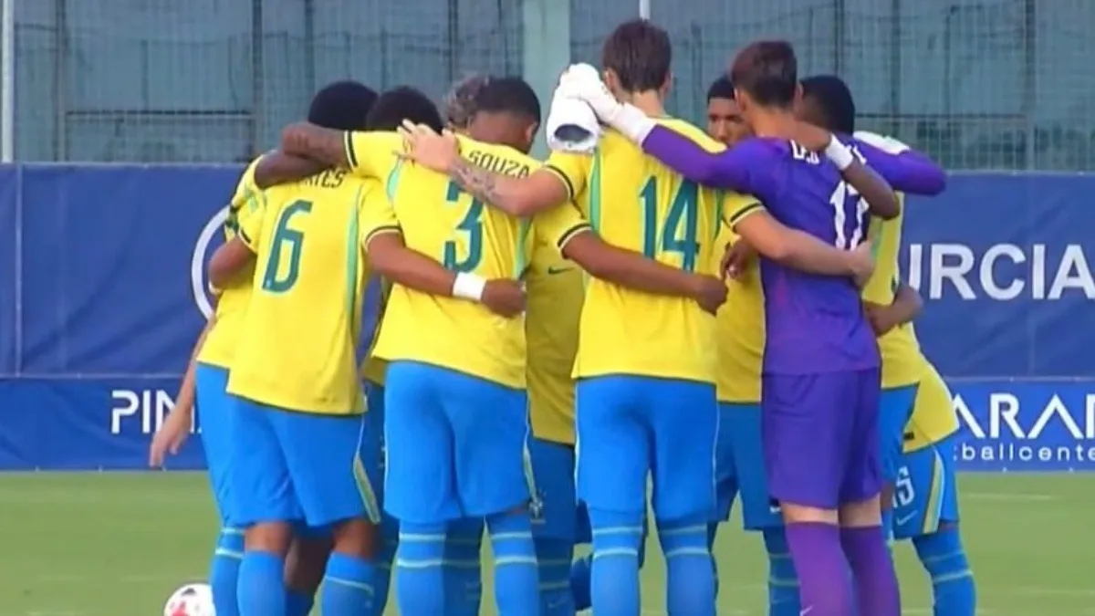 Brasil Sub-20 supera a Dinamarca em amistoso com gols no segundo tempo