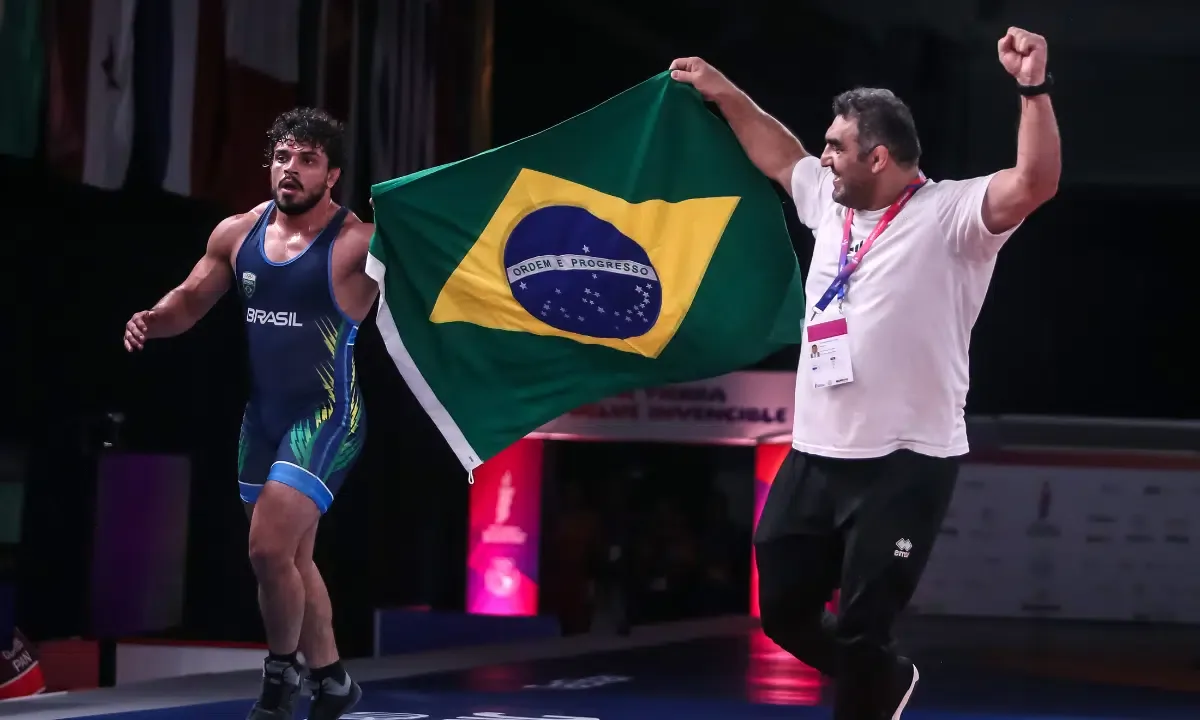 Brasil conquista um ouro e duas pratas no wrestling em Rosario