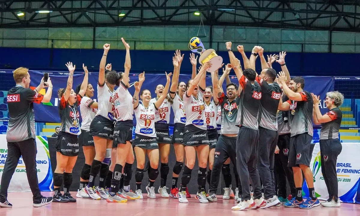 Sesi Bauru supera Abel no saldo e conquista a Taça Brasil feminina