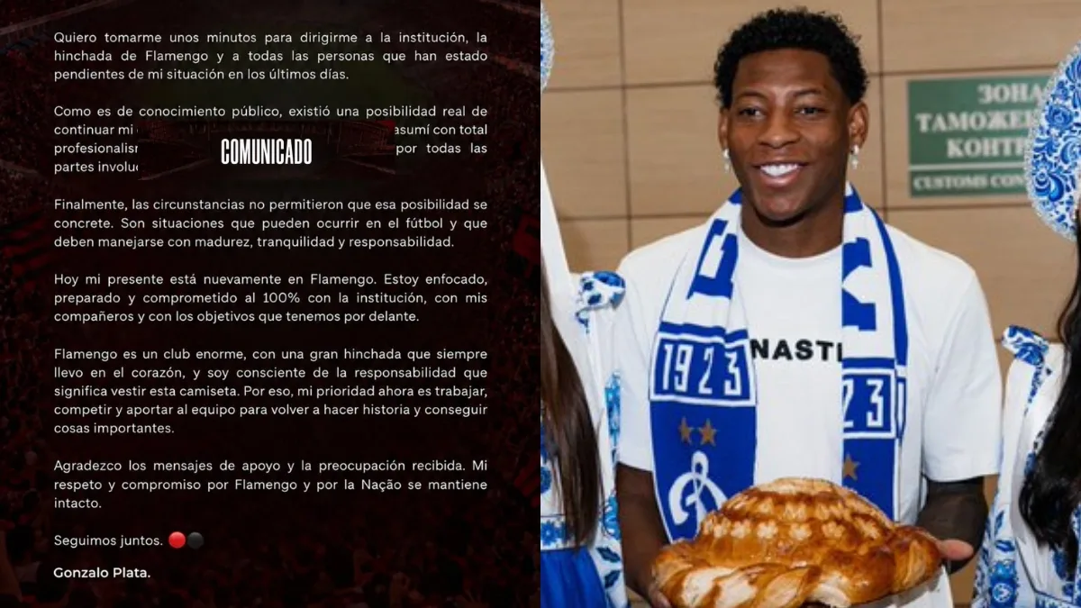 Plata desiste de saída e reafirma compromisso com o Flamengo