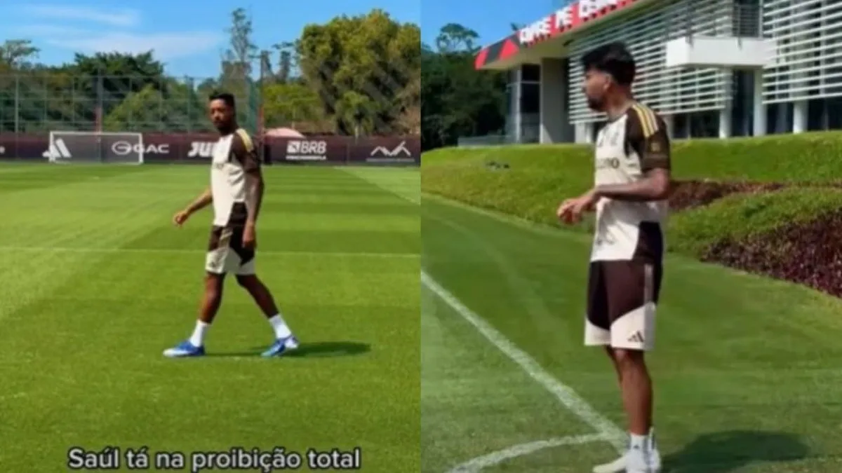 Postagem musical de Saúl rende cobranças dos colegas no Flamengo