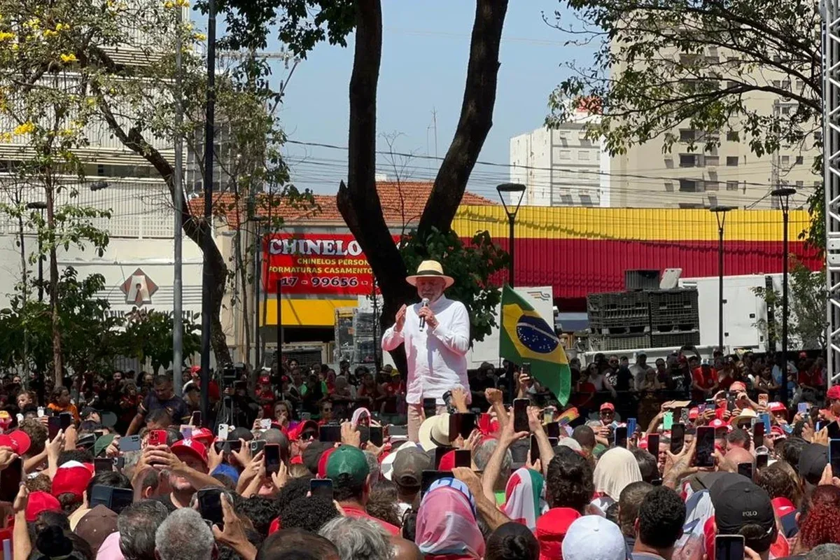 Lula provoca Trump sobre Pix durante ato em São José do Rio Preto